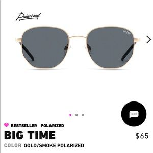QUAY Polarized Big Time Sunglasses 😎